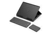 Tastatur - Logitech Casa Pop-Up Desk - Classic Chic (UK) - Tastatur & Touchpad sett - Engelsk (Storbritannia) - Grå - 920-011239
