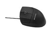 Mus - Contour Unimouse - mouse - USB-C - black - Left-handed - Mus - Optisk - 7 - Svart - CDUMBK21002