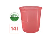 Skrivebordstilbehør - Esselte  Colour'Breeze Waste Paper Bin Coral - 628461