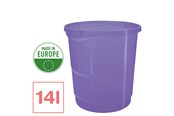 Skrivebordstilbehør - Esselte  Colour'Breeze Waste Paper Bin Lavender - 628462