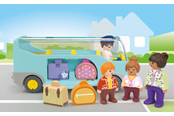 Playmobil - Playmobil 1.2.3 - Junior flyplasstransportbuss - 71682