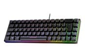 Tastatur - Deltaco GAMING DK240 Mini RGB Membrane Keyboard - Gamingtastatur - Uten numpad - Nordisk - Svart - GAM-158