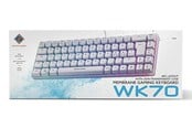 Tastatur - Deltaco GAMING DK240 Mini RGB Membrane Keyboard - Gamingtastatur - Hvit - GAM-158-W