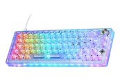 Tastatur - Deltaco GAM-160-T-CH keyboard - Gamingtastatur - Transparent - GAM-160-T-CH