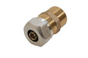 PEX-systemer - Roth connector 16 mm x 3/4" male red - 17046211.195