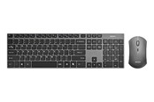 Tastatur - Deltaco Wireless Keyboard Mouse Combo - Tastatur - Engelsk (USA) - Svart - TB-800-US