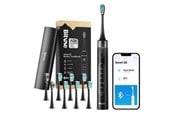 Elektrisk tannbørste - Bitvae Elektrisk tannbørste Sonic toothbrush with app tips set and travel etui S2 (black) - S2 Black+heads+case