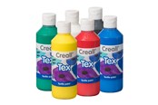 Kreative leker - Creall Textile Paint 6x250ml - 24045