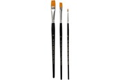 Kreative leker - Creativ Company Gold Line Brushes 3 pcs. - 100267