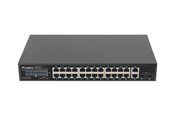 Switch/splitter - Lanberg RSGE-24P-2GE-2S-360 - switch - 24 ports - unmanaged - rack-mountable - RSGE-24P-2GE-2S-360