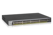 Switch/splitter - Netgear GS752TP 52-Port Gigabit Ethernet Smart Switch with 4 SFP Ports (40 PoE 8 PoE+) (384W) - GS752TP-300EUS