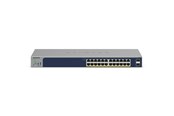 Switch/splitter - Netgear GS724TPP 24-Port Gigabit Ethernet PoE+ Smart Switch w/ optional Remote/Cloud Management and 2 SFP Ports (380W) - GS724TPP-300EUS