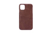 Mobil - Deksel og etui - ONSALA Mobilecover Brown iPhone 11 Creditcard Pocket - 588511