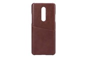 Mobil - Deksel og etui - ONSALA Mobilecover Brown Oneplus 8 Creditcard Pocket - 588547