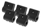 Diverse kabel - Deltaco Mounting clips for modular adapter rings 5-pack black - HDMI-ARACCX5