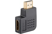 Skjermkabel - Pro HDMI - Angled Adapter 270° Horizontal - Black - 4040849657504