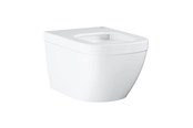 Toaletter, toalettseter, bidéer og reservedeler - Grohe Euro Ceramic Wall-hung Toilet Alpine white - 39328000