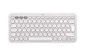 Tastatur - Logitech Pebble Keys 2 K380s Wireless Keyboard - Tonal Rose - Tastatur - Universal - Hvit - 920-011852