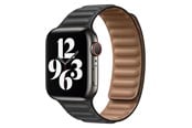 Smartklokke - Tilbehør - Lippa Apple Watch Magnetic leather strap 38/40/41 - Black / Brown - LPAW001