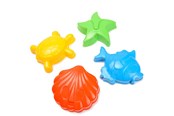 Utendørsleker - Androni Sand molds Sea animals 4 pcs. - 3609-0000