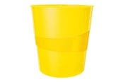 Skrivebordstilbehør - Leitz Papirkurv WOW 15 liter Gul - 52781016