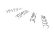 Printertilbehør blekk/toner - GBC Metallspiral 3:1 NO5 A4 Hvit - RE810570