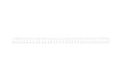 Printertilbehør blekk/toner - GBC Metallspiral 3:1 NO6 A4 Hvit - RE810670
