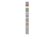 Konferanse & Presentasjon - Nobo card planner panel - 32 slots - grey - 1900393