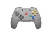 Spill - Tilbehør - Retro Fighters Brawler64 Bluetooth NSO Edition - Grey - Wireless Controller - Nintendo Switch - 850046080067