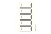 Arkivering & Oppbevaring - Leitz - lever arch label - grey (pack of 50) - 16920085