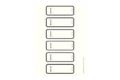 Arkivering & Oppbevaring - Leitz narrow / short - lever arch label - for A4 C4 - grey (pack of 60) - 16930085