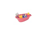 Dukker, Bamser & Utstyr - Heless Doll bath with accessories 8 pcs. - 914