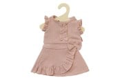 Dukker & Tilbehør - Heless Dolls Wrap Skirt Pink with Ruffles 28-35 cm - 1423