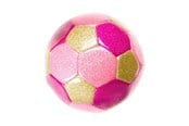 Utendørsleker - LG-Imports Metallic Football Pink 15cm - 4850