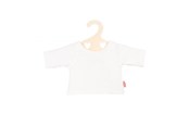 Dukker & Tilbehør - Heless Doll T-Shirt White on Clothes Hanger size 35-45 cm - 2956