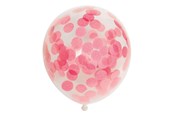 Leketøy - Globos Confetti Balloons Paper Confetti Baby Pink 30cm 6pcs - 1128001