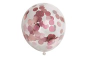 Leketøy - Globos Confetti Balloons Paper Confetti Metallix Rose Gold 6pcs. - 1128005