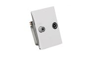 Antennekabler - Triax Wall Outlet 2-way TD 241E White - 302587