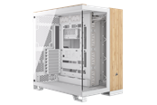 Kabinett - Corsair 6500X - White/Bamboo Wood - Kabinett - Miditower - Hvit - CC-9011284-WW