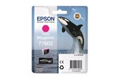Printertilbehør blekk/toner - Epson T7603 - vivid magenta - original - ink cartridge - C13T76034N10