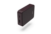 Nødlader - Hama Powerbank Colour 10 10000mAh USB-C+USB-A Plum Nødlader - 10000 mAh - 00201712