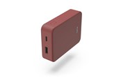 Nødlader - Hama Powerbank Colour 10 10000mAh USB-C+USB-A Red Nødlader - Rød - 10000 mAh - 00201714
