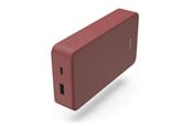 Nødlader - Hama Powerbank Colour 20 20000mAh USB-C+USB-A Red Nødlader - Rød - 20000 mAh - 00201717