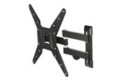 Veggmontering, AV-braketter & AV-møbler - Hama TV Wall Bracket Full Motion VESA up to 400x400 65" Black - Max 25 kg - recommended for 65" - 00220824