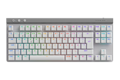 Tastatur - Logitech G515 LIGHTSPEED TKL - Tactile - Gamingtastatur - Uten numpad - Nordisk - Hvit - 920-012551