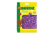Kreative leker - SES Creative Iron-on Beads - Purple 1000pcs. - 00709