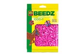 Kreative leker - SES Creative Iron-on Beads - Neon Pink 1000pcs. - 00718