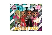 Kreative leker - L.O.L. LOL. Artist Pad Coloring Book with Sticker Sheet - OM04026