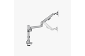 Skjermholder - Alterzone Arm Ascend Enkel Monitorarm, Sølv - ALZARMASC-W