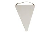 Arts & Crafts - Tilbehør - Playwood Wooden Flag Triangle with Hanger 19.5x15cm - sl128